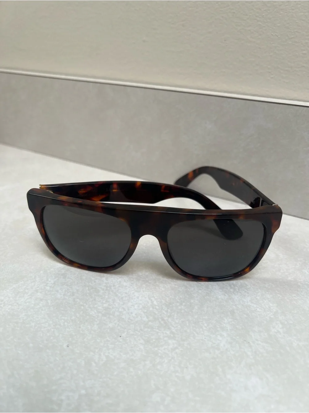 RetroSuperFuture Icons Flat Top Classic Havana Brown Sunglasses